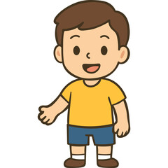 Young Boy Character Illustration