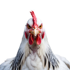 character art of aggressive rooster with digital illustration