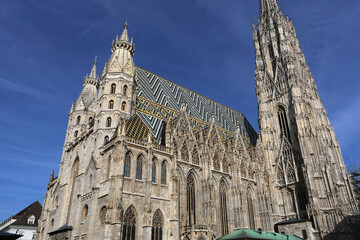 Fototapeta premium Cathédrale Saint-Etienne de Vienne en Autriche