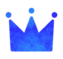 青い星空｜王冠アイコン