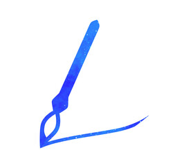 青い星空｜ガラスペン