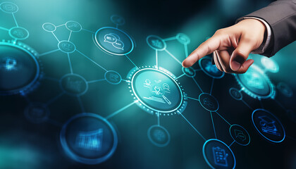 HR manager concept, innovative recruitment employee. Hiring ensures success