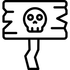 sig in icon illustration design with outline