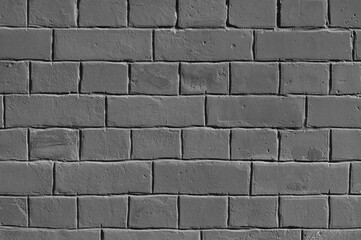 gray background, in the photo the texture of an old brick wall