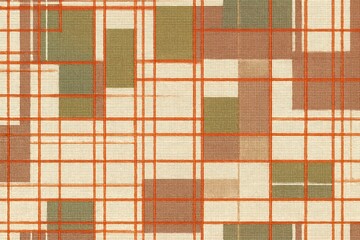 Sophisticated plaid pattern evokes vintage charm and modern design appeal with earthy tones, bringing a sense of warmth and texture to creative projects