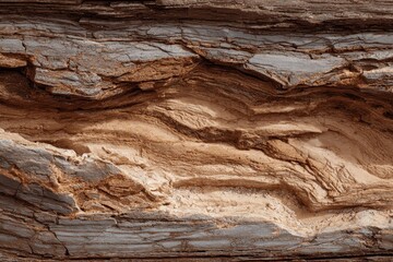 Shale Formation: Geological Layers Exposed on British Cliff by Erosion