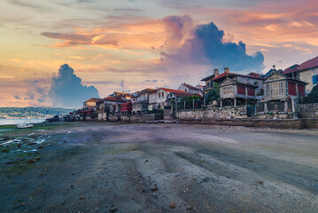 Dramatic Sky Over Cambarros Beach, Padron - Coastal Village at D