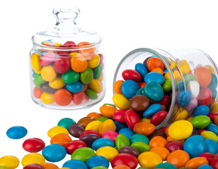 Sweet Treats Bundle with Candy Jars isolated on transparent background