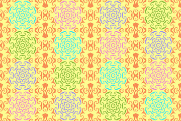 seamless pattern with circles