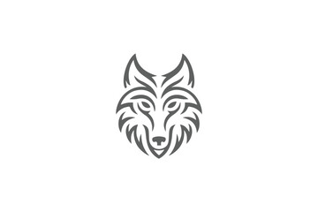 Lone Alpha A Tribal Wolf Symbol of Strength Intelligence and Loyalty