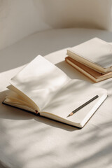 Sketchbook and Book