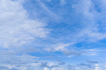 Cloudscape sky background. Cloud in the sky. Background with cloud. Gloomy sky with overcast...