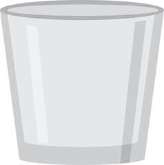 Empty Korean Soju Glass