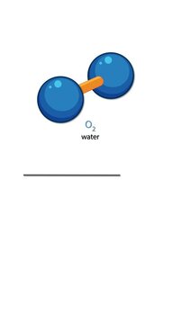 Oxygen Molecule Structure Animation With Labeled Elements