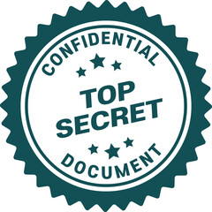Top Secret Confidential Document Seal