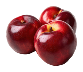 Harvest fresh red apples market stall food isolated on transparent background