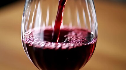 pouring red wine - Powered by Adobe