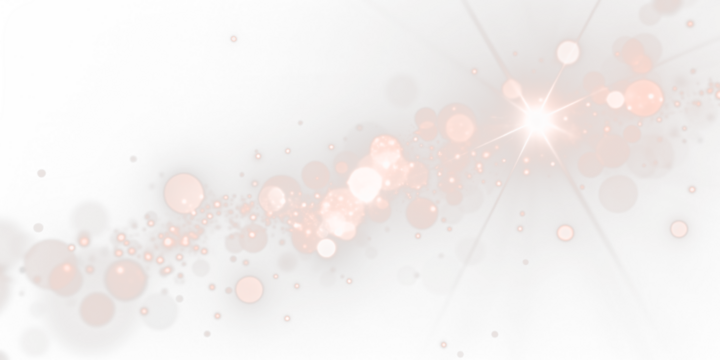 Red sparkle bokeh light effect overlay. Transparent PNG background use. Abstract glowing stream of particles creates a cool, magical, or technology design element. Sparkling light, sparkle dust PNG
