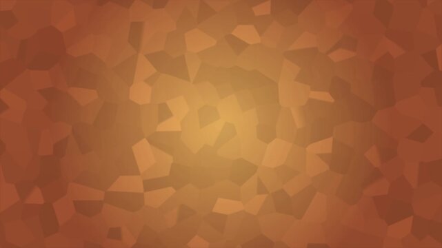 Mosaic of orange geometrical shapes is perfect for abstract backgrounds, digital design projects, corporate presentations, website graphics, and product packaging