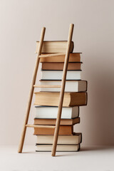 Ladder of Books as Strategy Symbol
