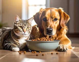 Pet companions, food bowl