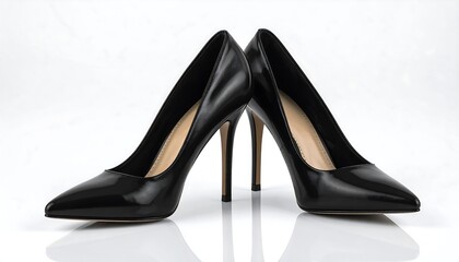 Pair of black high heels