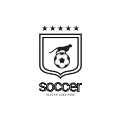 football club emblem logo vector template
