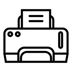 Outline Printer Icon