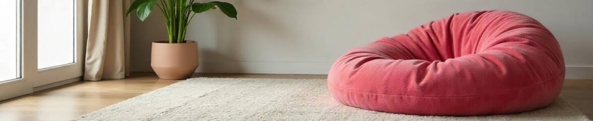 Plush Oversized Floor Cushion Relax and Unwind in Comfort and Style - Ideal for Meditation, Lounging, and Bedroom Decor