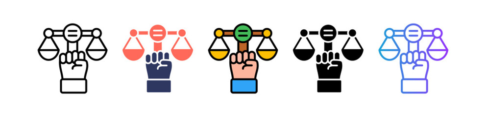 Equal Rights multiple icon