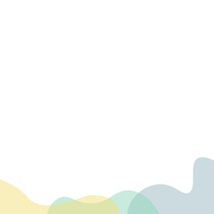 Transparent Blob Footer