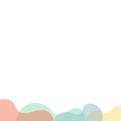 Transparent Blob Footer