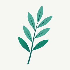 Leaf sprig illustration