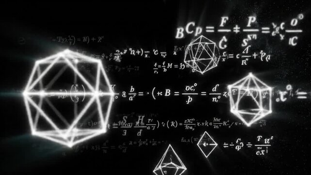 Mathematical Formula Background Animation