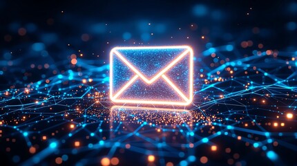 Email marketing concept digital communication newsletter promotion online subscribe contact us now