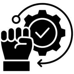 Resistance Management glyph icon