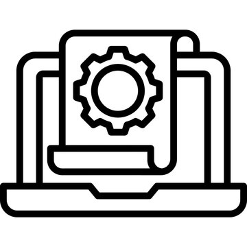 Intelligent Systems line icon