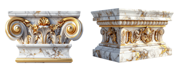 Ancient Polished Marble Structure