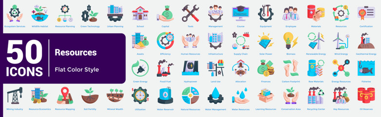 Resources Bundle H50 Flat Color