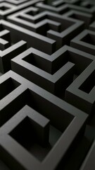 The artistic pattern of maze texture