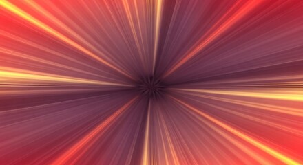 Energetic burst of light radiates with vibrant color and powerful momentum