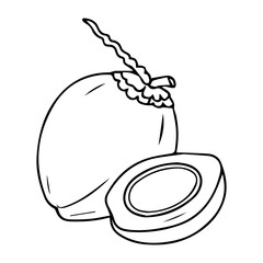 Coconut Outline