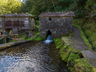 Conjunto etnográfico de Teixois en Taramundi, Asturias