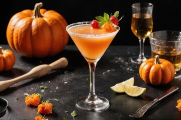 Halloween Pumpkin Martini