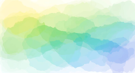 Obraz premium Abstract Watercolor Background with Soft Blended Pastel Colors and Textured Effect.