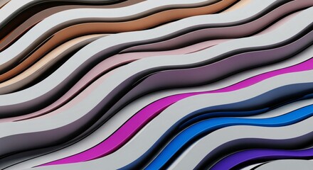 Modern abstract colorful waves create a dynamic and vibrant background design