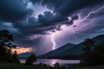 Stormy Evening Scene