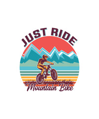 Mountain Bike T-shirt Design