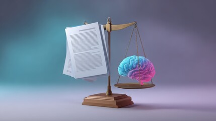 State policy and AI regulation concept. Government policies on the use of AI technology in daily life. Establishing regulations and government support.