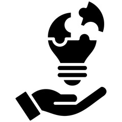 Problem Solving Skills glyph icon